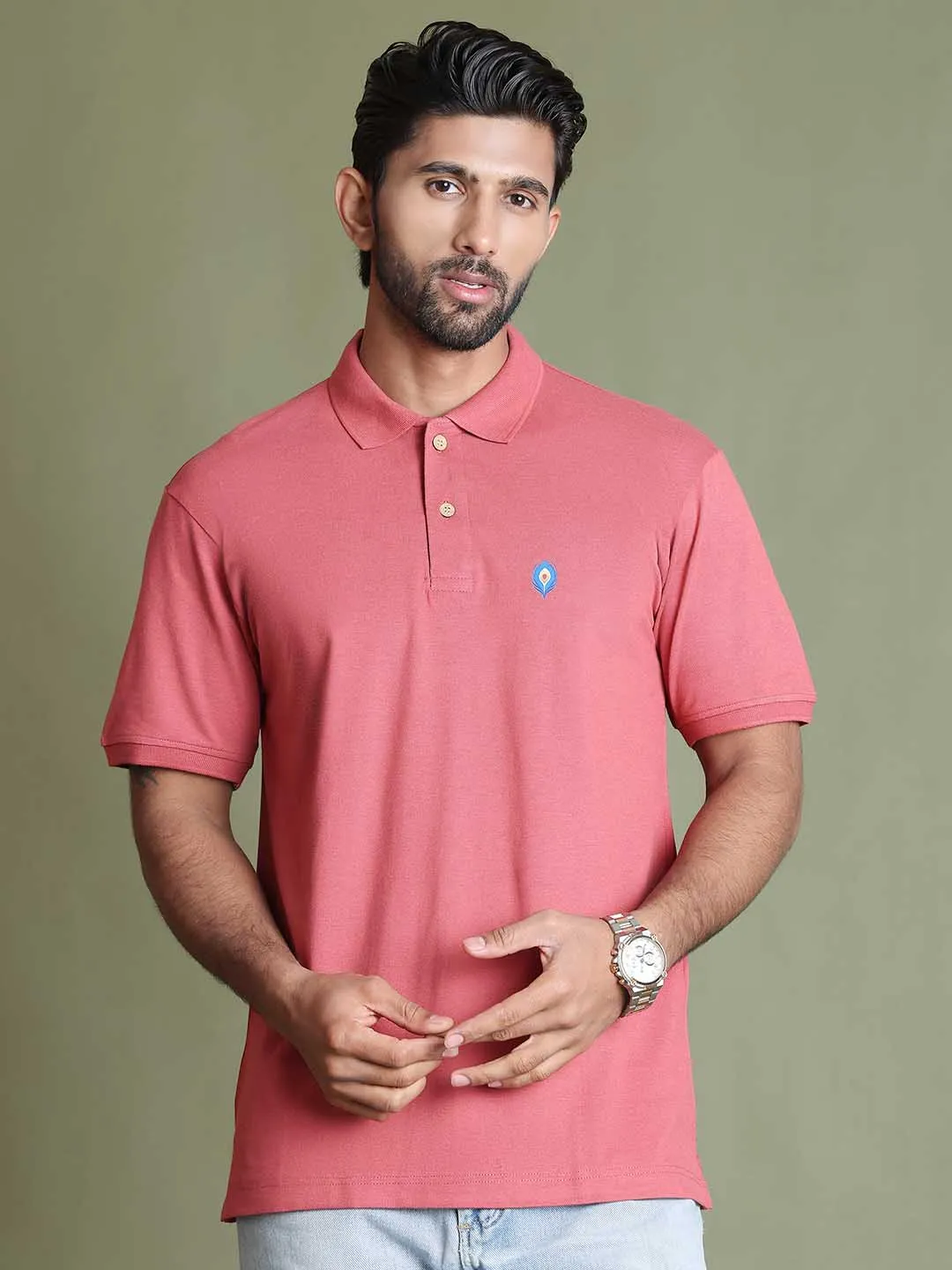 Supreme Luxe Bamboo Polo - Red
