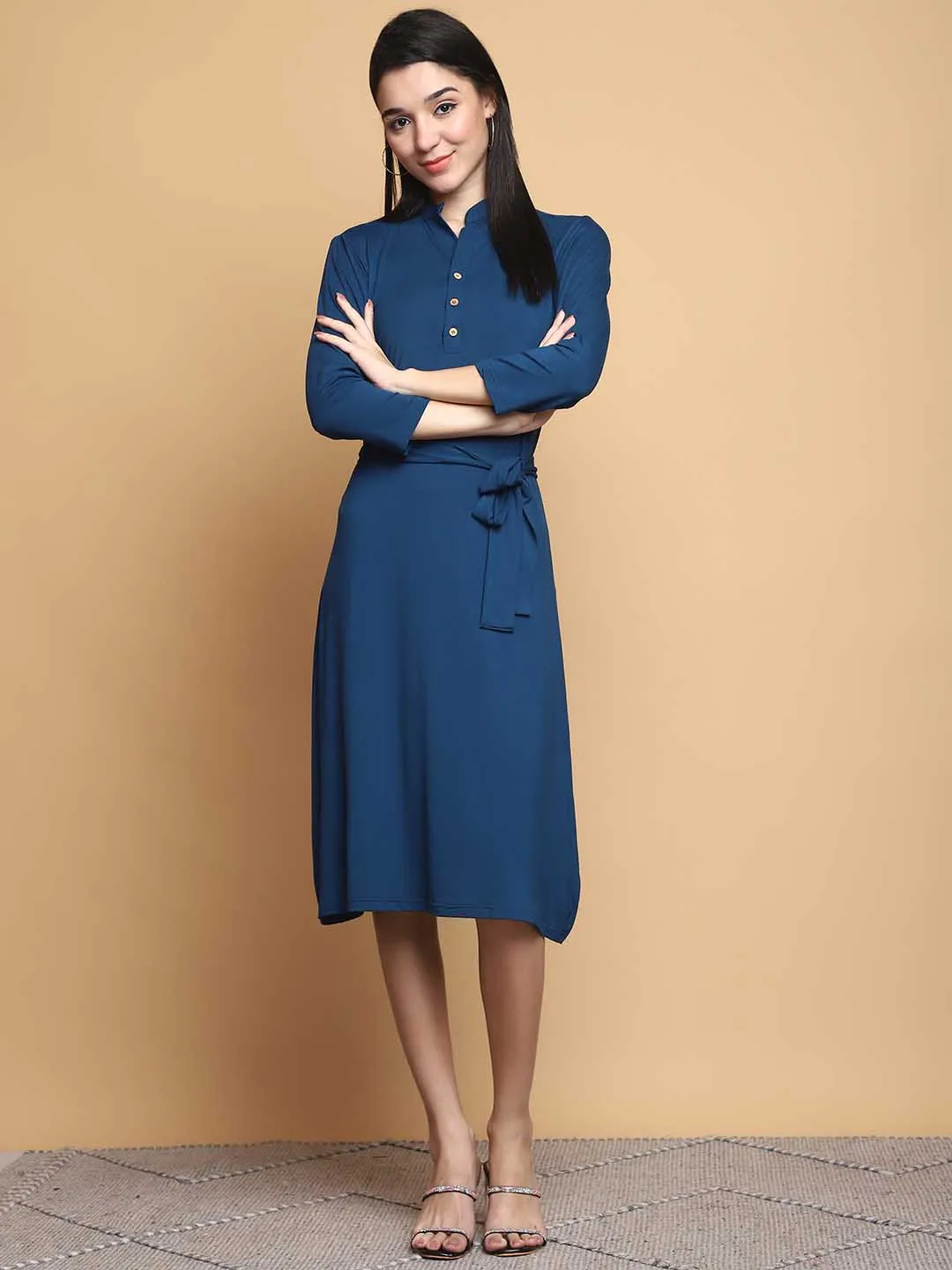 Bamboo EcoEase Tie-Waist Dress