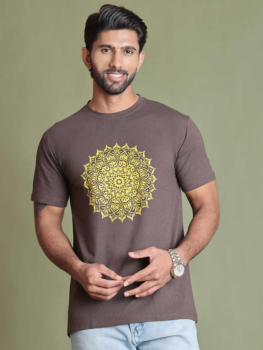 Supreme Luxe Bamboo Tee - Brown
