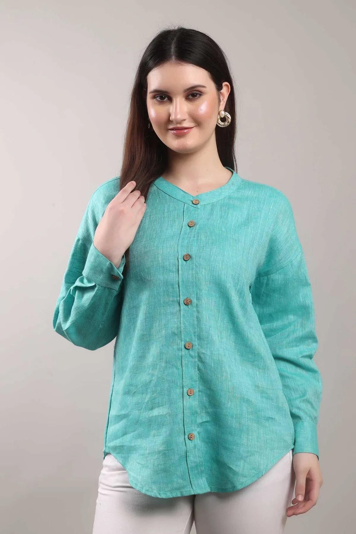Monsoon Calm Linen Shirt