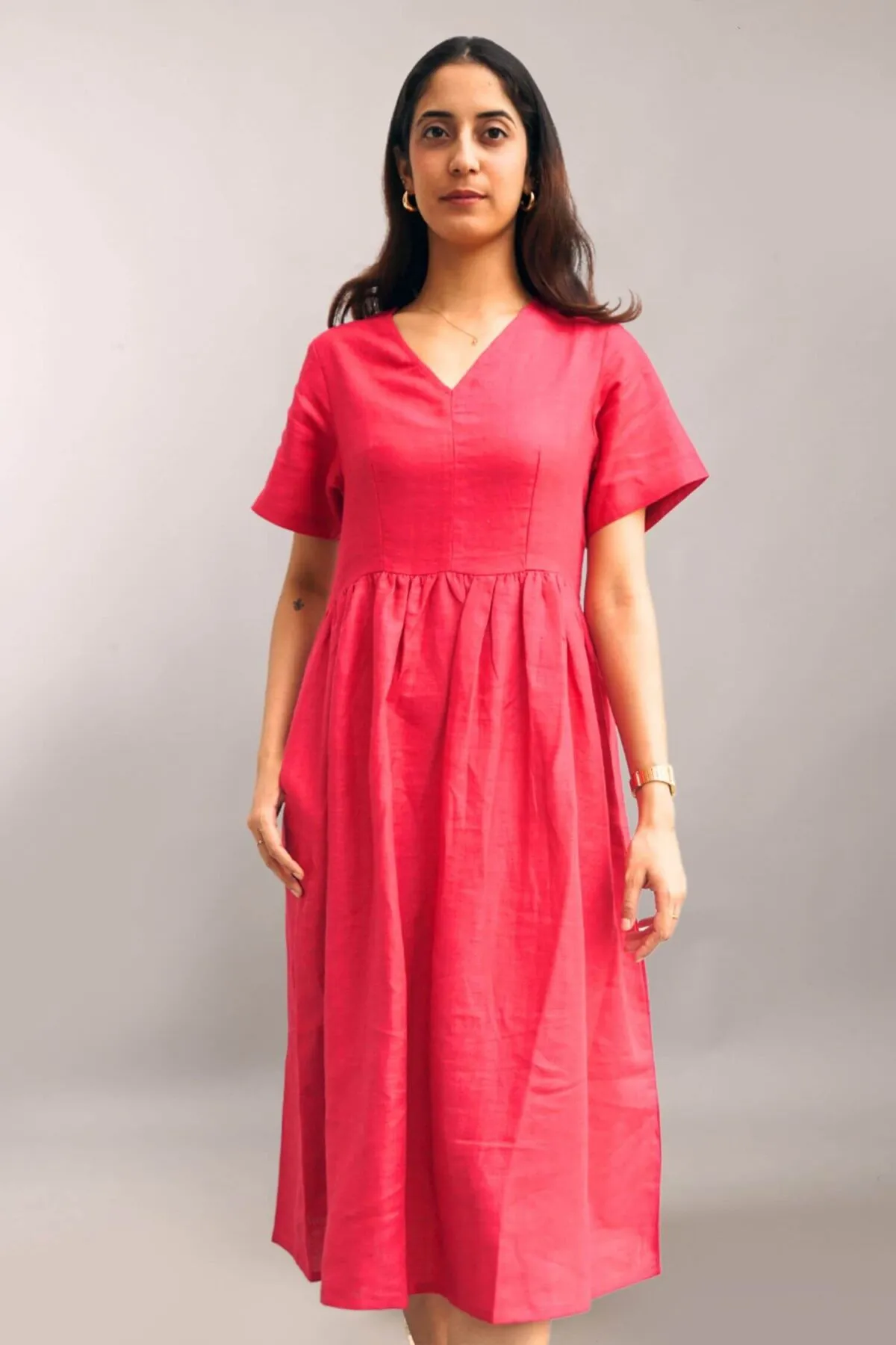 Urban Ease Linen Dress